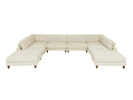 Modern Modular Sectional With Adjustable Back Support