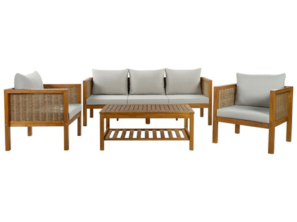 Patio Set Outdoor With Coffee Table And Cushions