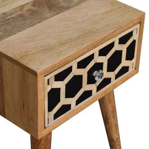 Inlay Bone Inlay Drawer Nightstand