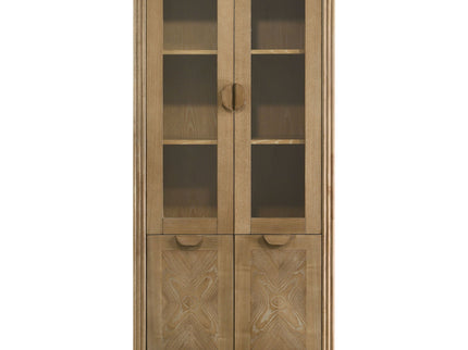 Dreydon - 4 Door Display Cabinet - Light Brown