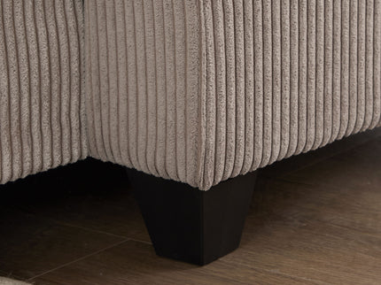 Convertible Chaise Lounge Sofa Chair With USB Ports, Cup Holders, Phone Holder And Storage