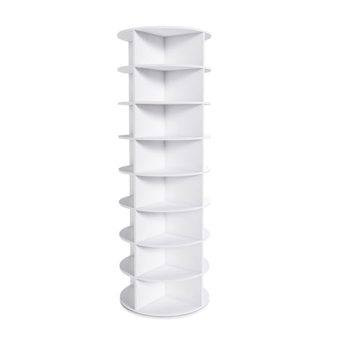 Rotating Shoe Rack Tower