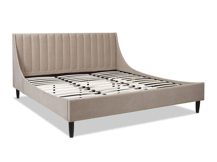 Aspen - Vertical Tufted Modern Headboard Platform Bed Set