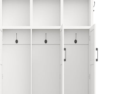 Hall Tree With 4 Hidden Cabinets