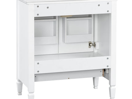 Freestanding Vanity With 1 Drawer & 2 Soft Close Doors With Door Mounted Storage