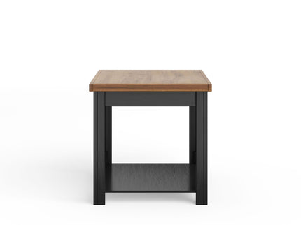 Side Table - Black / Whiskey