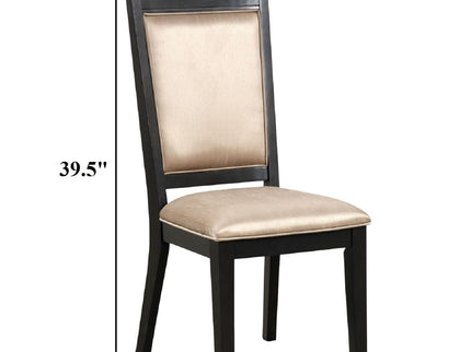 Dining Chairs With Accent Trim (Set of 2) - Espresso