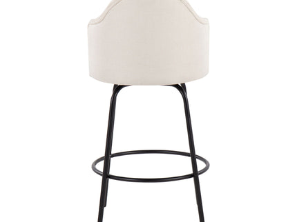 Ahoy - Contemporary Fixed Height Counter Stool (Set of 2)