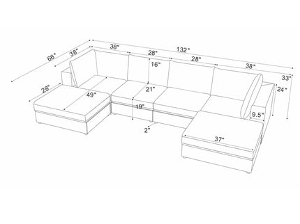 Reversible Modular Sectional