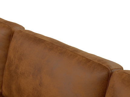 Modular Upholstered Sectional, Medium Firm Seat Cushion, Custom Configuration - Brown