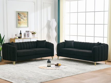 Oversized Sofa, Deep Tufted Couch