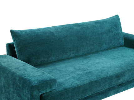Upholstered 3 Seater Sofa With Wide Armrests