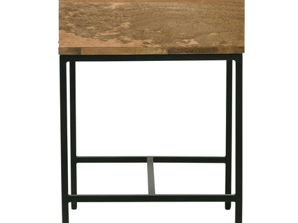 Wyrik - Rectangular Side End Table - Honey