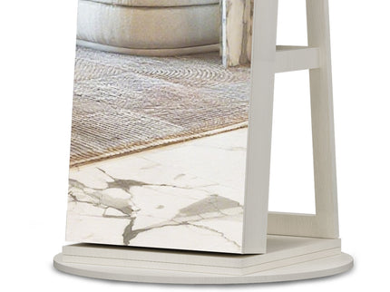 Swivel Jewelry Cabinet With Full Length Mirror