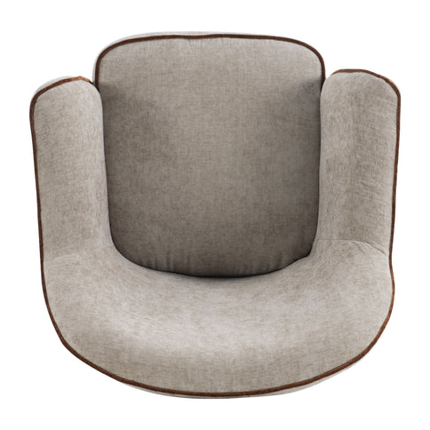 360° Swivel Accent Chair With Flared Arms