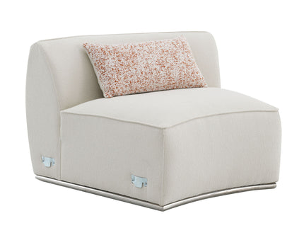 Sahara - Boucle Sectional Sofa With 3 Pillows - Beige