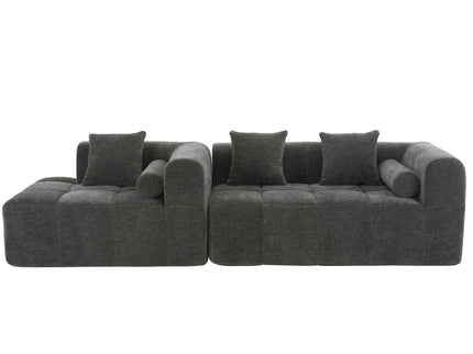 Sectional Free Combined Sofa With 2 Side Pockets