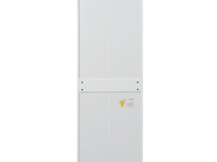 Freestanding Bathroom Vanity, Elegant Design With 4 Doors & 1 Drawer, Adjustable Shelves, Damping Hinges - White