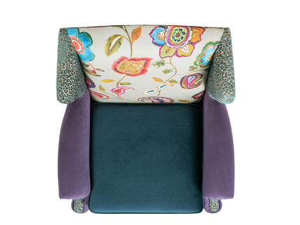 Anya - Boho Chic Wingback Accent Arm Chair