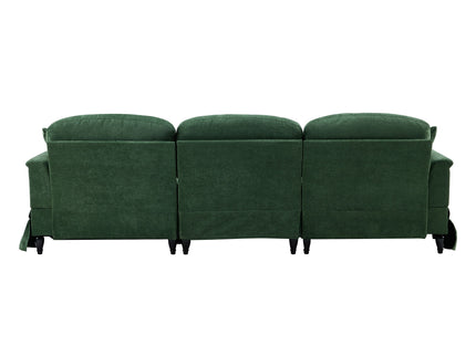 Cloud Sofa With Removable Ruffled Skirt With Ottoman And Flared Arms
