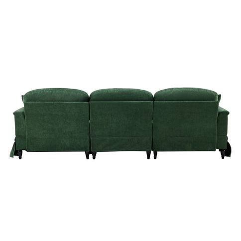 Cloud Sofa With Removable Ruffled Skirt With Ottoman And Flared Arms