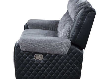 Alicia - Reclining Sofa - Gray / Black