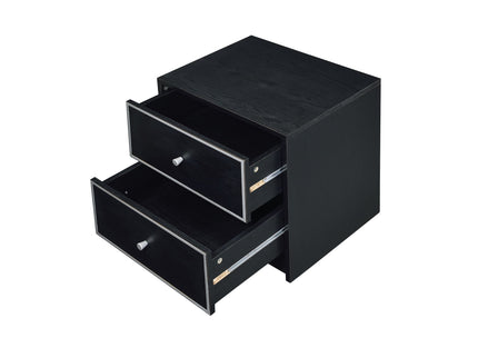 Jabir - Accent Table - Black / Silver