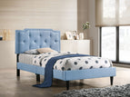 Light Blue / Fabric / Twin