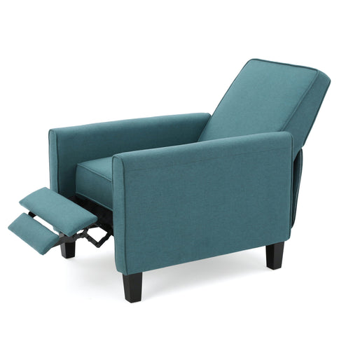 Upholstered Push Back Recliner Chair For Living Room