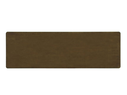 Dining Bench With Rattan Weave