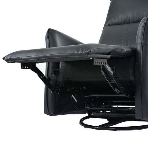 270° Power Swivel Rocker Glider Recliner Chair With USB Ports