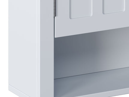Multi Functional Wall Mounted Cabinet With Adjustable Shelves For Bathroom