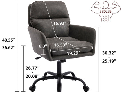 Office Chair With Adjustable Height, Ergonomic Design