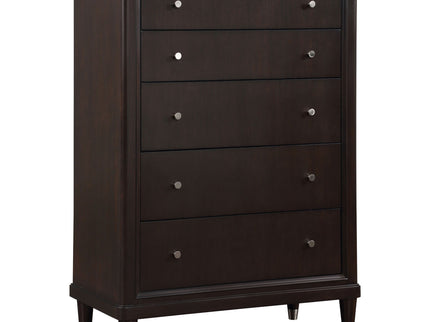 Niguel - 5 Drawer Chest Storage Furniture - Brown