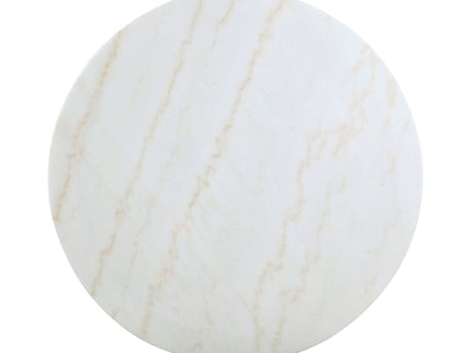 Raleigh - Pedestal Dining Table - White Marble