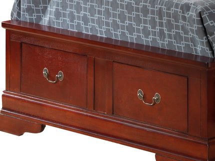 Upholstered Panel Sleigh Bed Design
