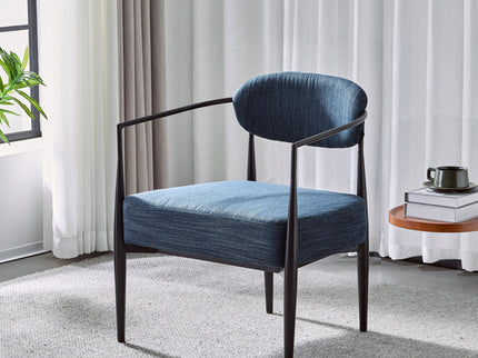 Modern Upholstered Accent Armchair With Pocket Spring Seat