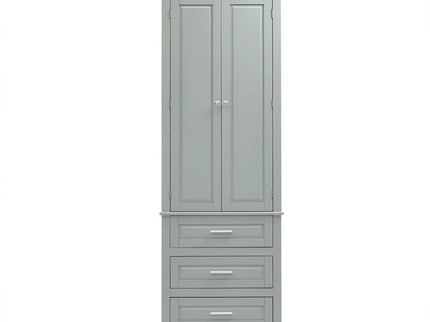 Tall Storage Cabinet With 3 Drawers For Bathroom
