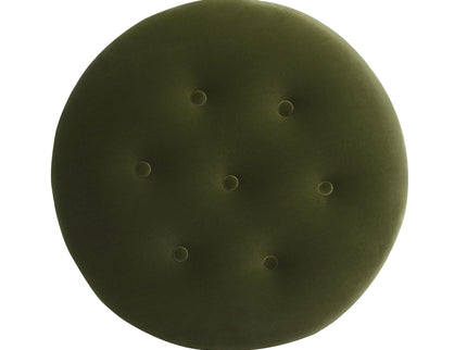 Yolanda - Round Upholstered Accent Ottoman