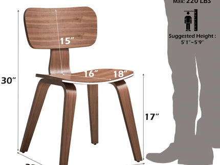 Casson - Side Chair (Set of 2) - Walnut