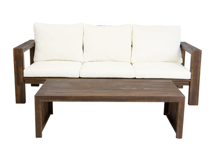 3 Seater Patio Set, Outdoor Sofa & Coffee Table Set