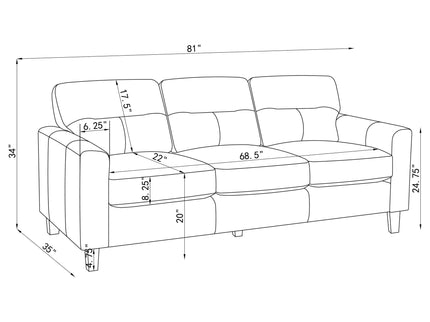 Remington - Sofa Set With Track Arms