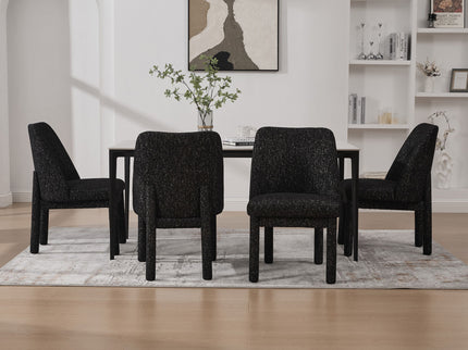 Wide Minimalist Dining Chair