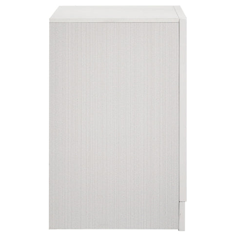 Transitional 2 Drawer Nightstand With Hidden Jewelry Tray