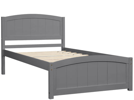 Platform Bed & Headboard, Footboard And Wood Slat Support