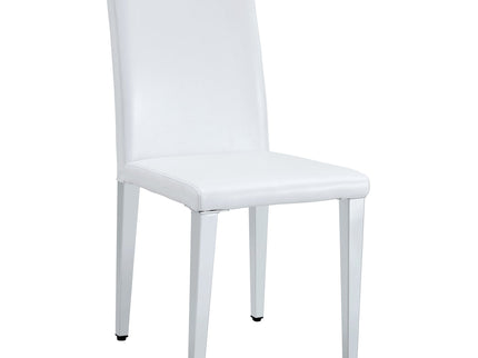 Elegant Upholstered Chairs & Metal Legs