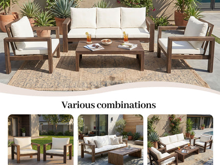 4 Piece Patio Sofa Set