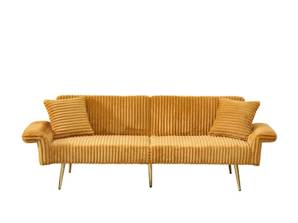 Luxury Foldable Double Sofa Bed With Folding Armrests