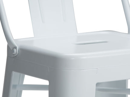 Rayne - Curved Back Metal Stool (Set of 2)