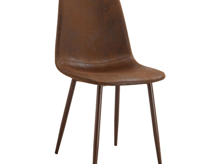 (Set of 4) Backrest AndTransfer Legs Chairs Adding A Touch Of Elegance To Minimalist And Scandinavian Style Homes - Walnut